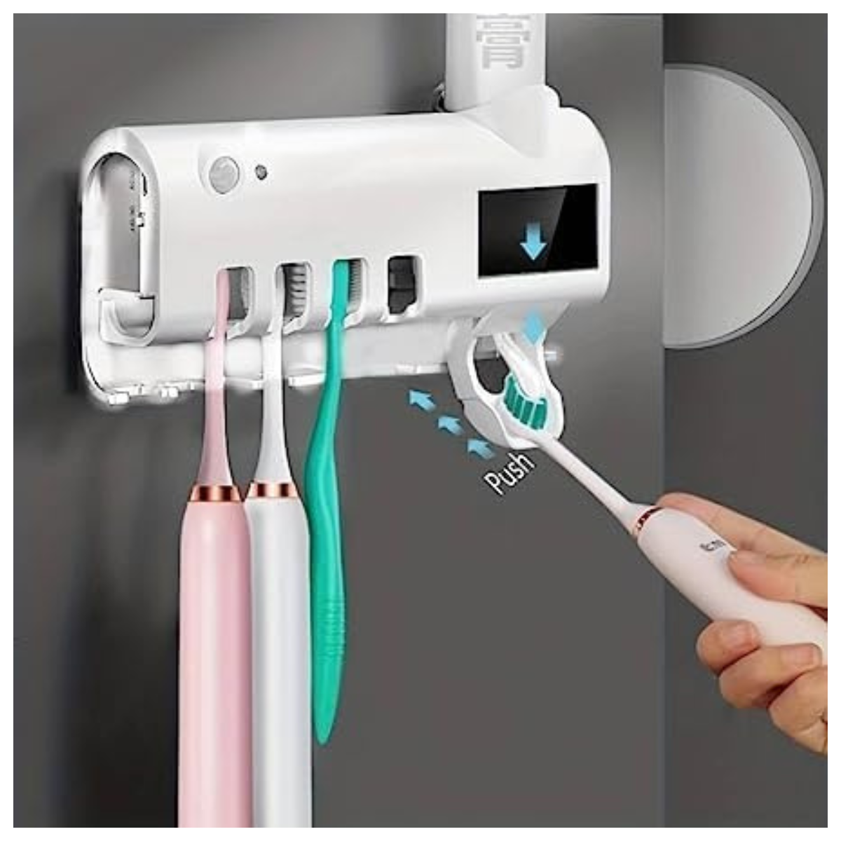 BrushUp ™ – Porta Cepillos con luz UV